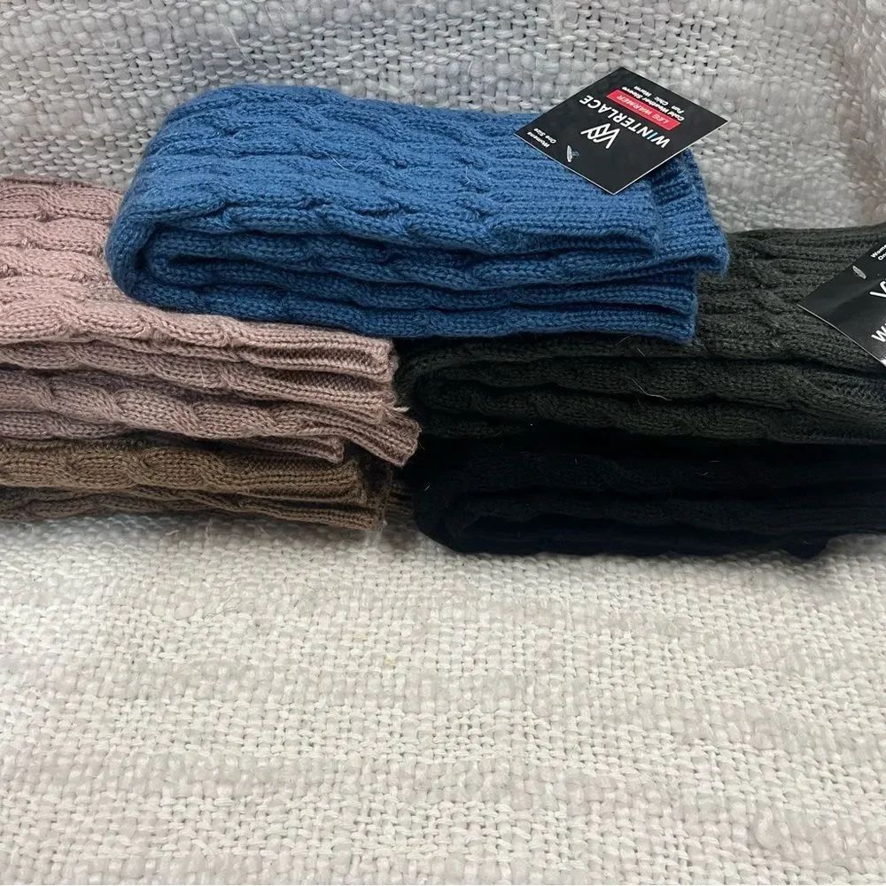 NWT LOT OF 5✨Winterlace Cable Knit leg warmers - Picture 5 of 8